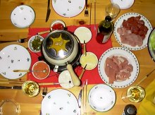 Fondue: Suppe und Sherry